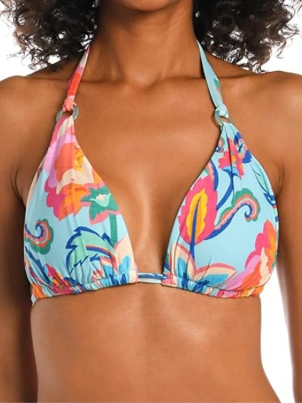 NWT La Blanca Island Goddess Breezy Beauty Floral Triangle - Multiple sizes